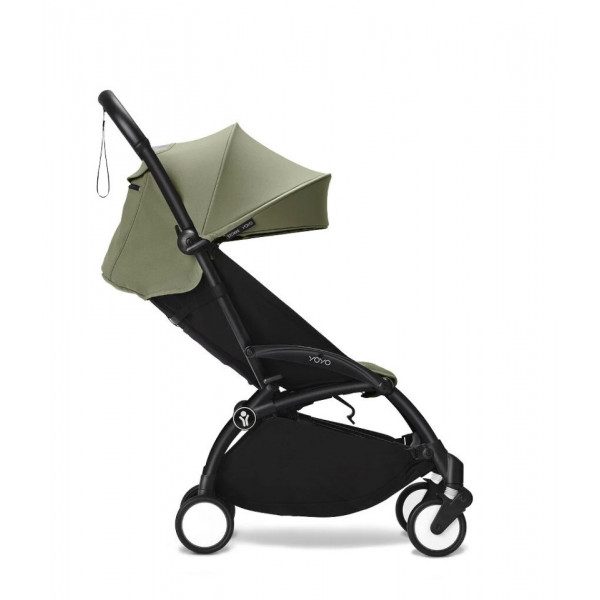 STOKKE YOYO3 SASIJA/KONSTRUKCIJA BLACK I SPORTSKO SJEDISTE 6+ COLOR PACK OLIVE 