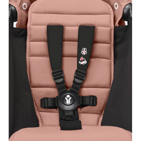STOKKE YOYO3 SASIJA/KONSTRUKCIJA BLACK I SPORTSKO SJEDISTE 6+ COLOR PACK GINGER 