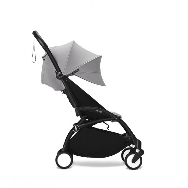 STOKKE YOYO3 SASIJA/KONSTRUKCIJA BLACK I SPORTSKO SJEDISTE 6+ COLOR PACK STONE 