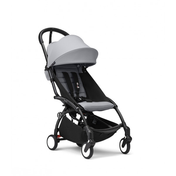 STOKKE YOYO3 SASIJA/KONSTRUKCIJA BLACK I SPORTSKO SJEDISTE 6+ COLOR PACK STONE 