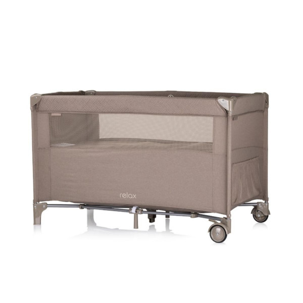 CHIPOLINO VIKEND KREVET RELAX TIRAMISU LINEN KOSIRE253TR 