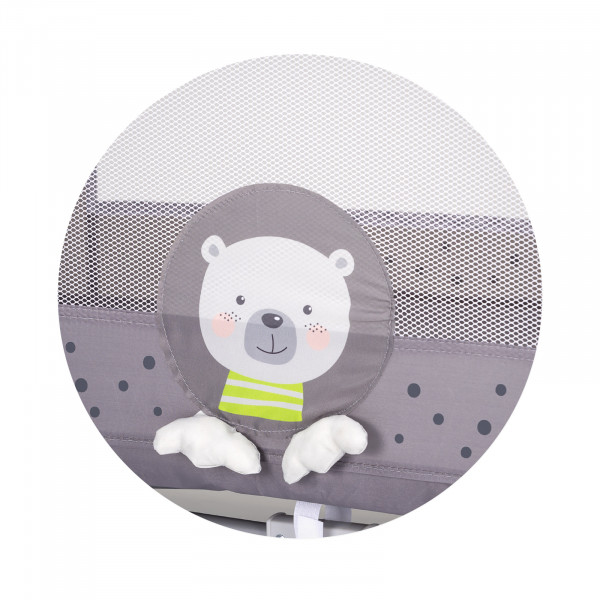 CHIPOLINO VIKEND KREVET CAPRI BEAR GREY KOSIK2501BE