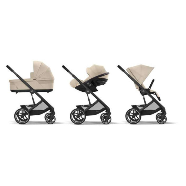 CYBEX BALIOS KOLICA LUX BLK 3U1 TS CLOUD G BA ALMOND BEIGE - ONE BOX 524002549 