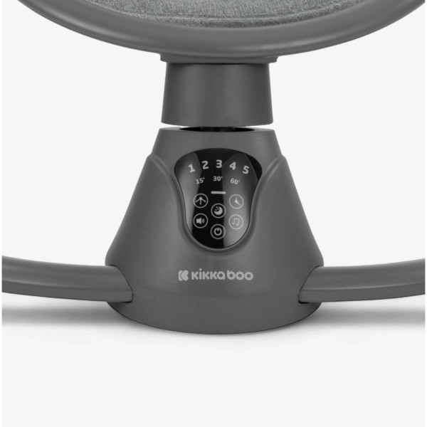 KIKKA BOO EL.LJULJA TWIDDLE GREY 2024 31005010077 