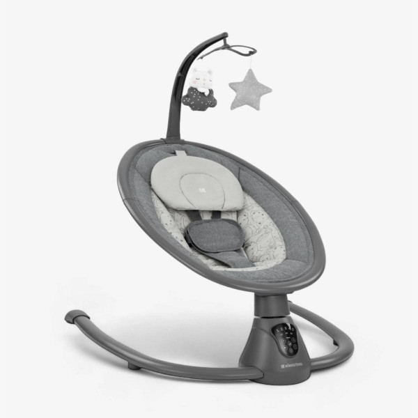 KIKKA BOO EL.LJULJA TWIDDLE GREY 2024 31005010077 