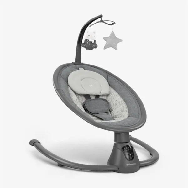 KIKKA BOO EL.LJULJA TWIDDLE GREY 2024 31005010077 