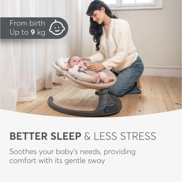 KIKKA BOO EL.LJULJA CODIE DARK GREY 2025 31005010092 