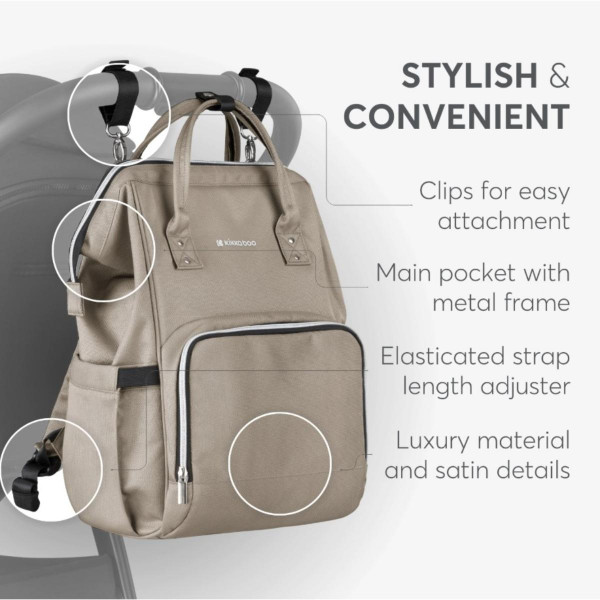 KIKKA BOO TORBA SIENA BEIGE 2025 31108020112 