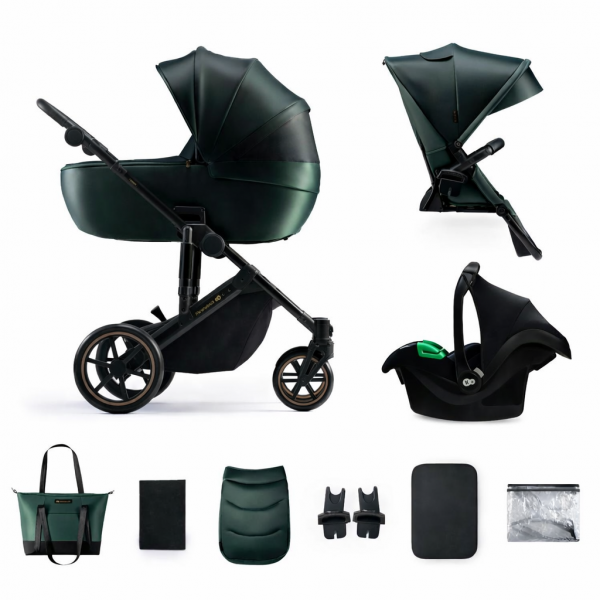 KINDERKRAFT KOLICA 3U1 PRIME 2 MINK PRO VENEZIAN BLACK 41239 