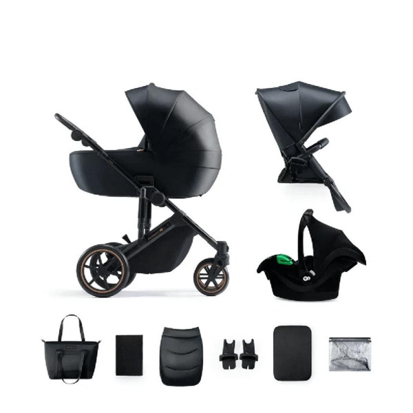 KINDERKRAFT KOLICA 3U1 PRIME 2 MINK PRO VENEZIAN BLACK 41239 