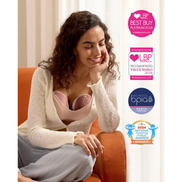 MOMCOZY SET- IZDAJALICA M9 MOBILE FLOW I GRUDNJAK ZA DOJENJE 