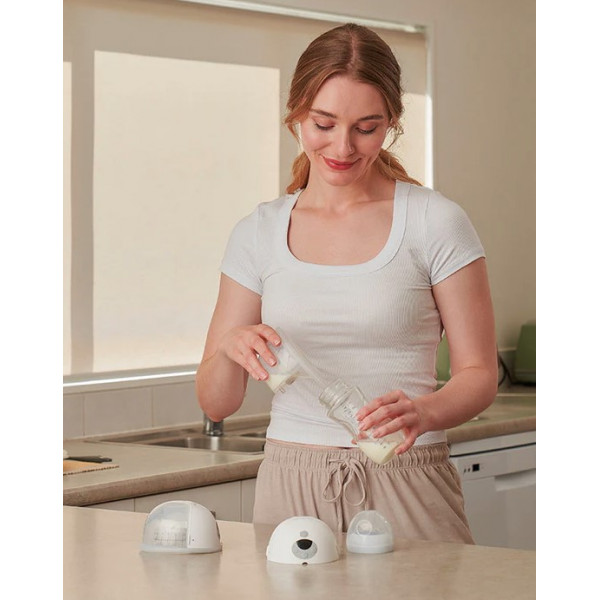 MOMCOZY SET - IZDAJALICA M5 I GRUDNJAK ZA DOJENJE FLORAL NURSING 