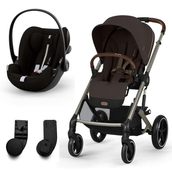 CYBEX BALIOS KOLICA S LUX TPE B CHOCOLATE BROWN 525000113 I AUTOSJEDALICA CLOUD G I-SIZE PLUS MOON BLACK 5 