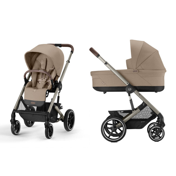 CYBEX KOLICA BALIOS 2U1 ALMOND I KORPA S LUX ALMOND 