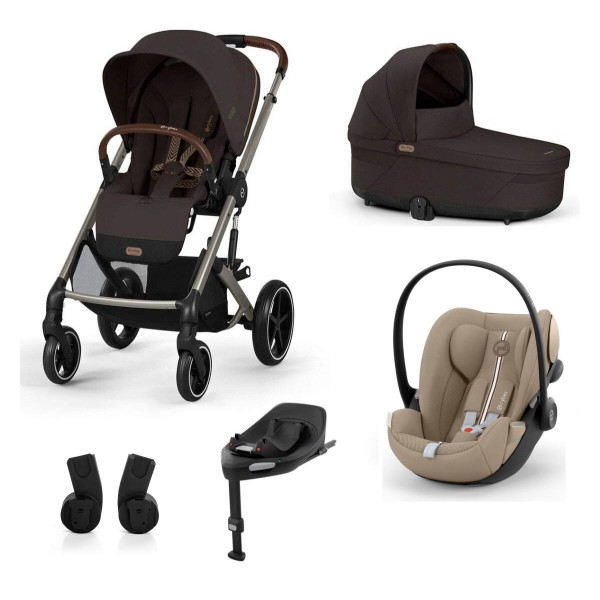 CYBEX KOLICA BALIOS 4U1 CHOCOLATE I BAZA ZA AUTOSJEDALICU G BLACK 