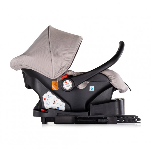 CHIPOLINO KOLICA AMORE LATTE 3U1 KKAM02603LA + BAZA ZA AUTOSJEDALICU AMORE,AURA,VISTA,MARBELLA STKBS0251AA 