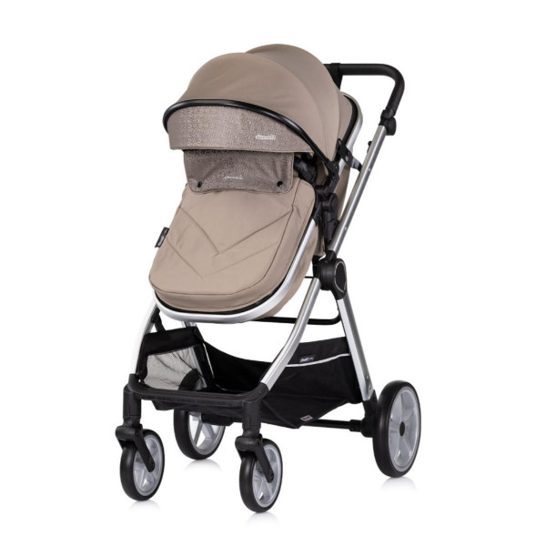 CHIPOLINO KOLICA VISTA  3U1 TIRAMISU KKVS02503TR + BAZA ZA AUTOSJEDALICU AMORE,AURA,VISTA,MARBELLA STKBS0251AA 