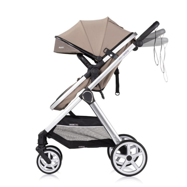 CHIPOLINO KOLICA VISTA  3U1 TIRAMISU KKVS02503TR + BAZA ZA AUTOSJEDALICU AMORE,AURA,VISTA,MARBELLA STKBS0251AA 