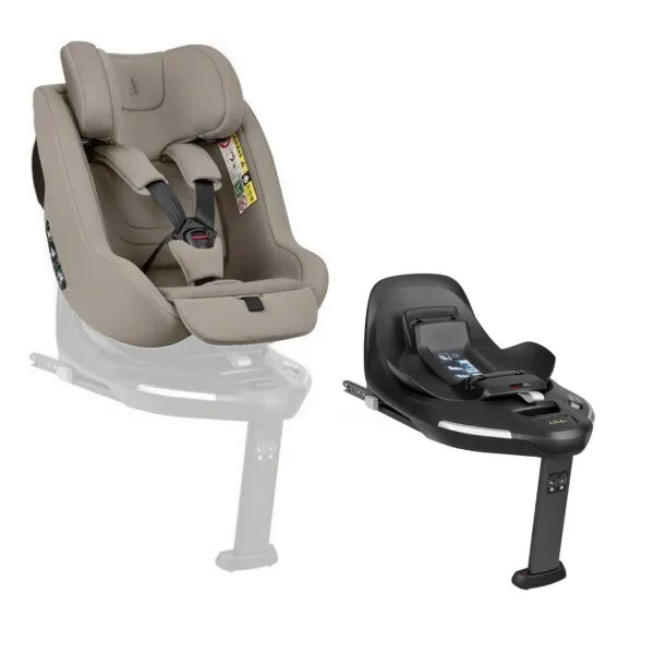 KIKKA BOO AUTOSJEDALICA I-CLASS PLUS I-SIZE CHAMPAGNE 31002110002 + ROTIRAJUCA ISOFIX BAZA I-CLASS 360 