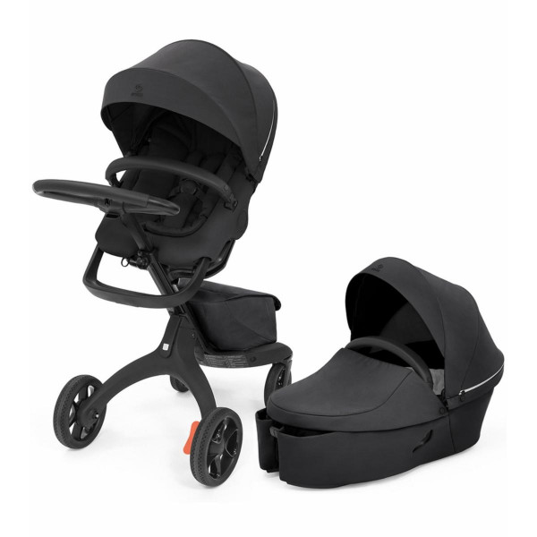 STOKKE XPLORY KOLICA RICH BLACK I  GRATIS KORPA RICH BLACK 
