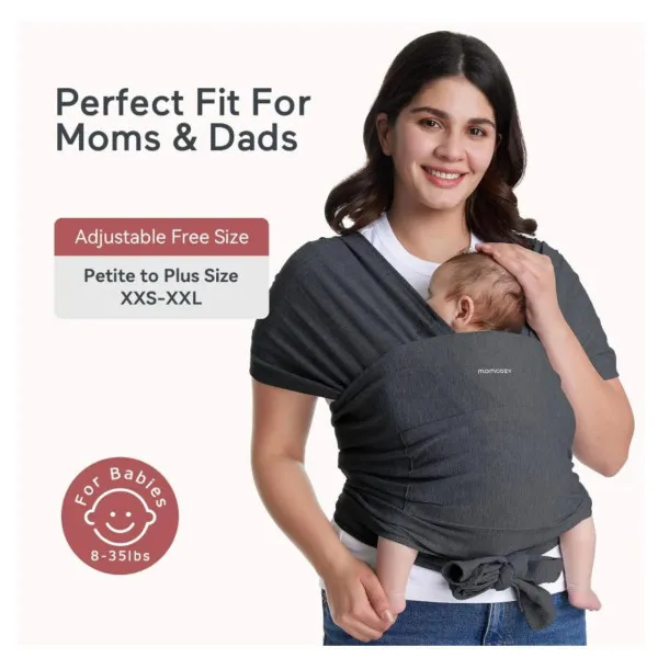MOMCOZY KENGUR NOSILJKA GREY CR001-GR00NB-A M20SSCJ01 