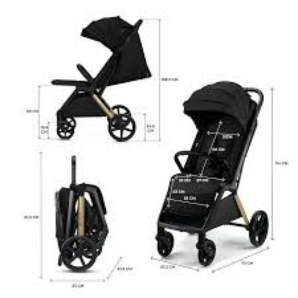 KINDERKRAFT KOLICA LOOM INK BLACK 47228 