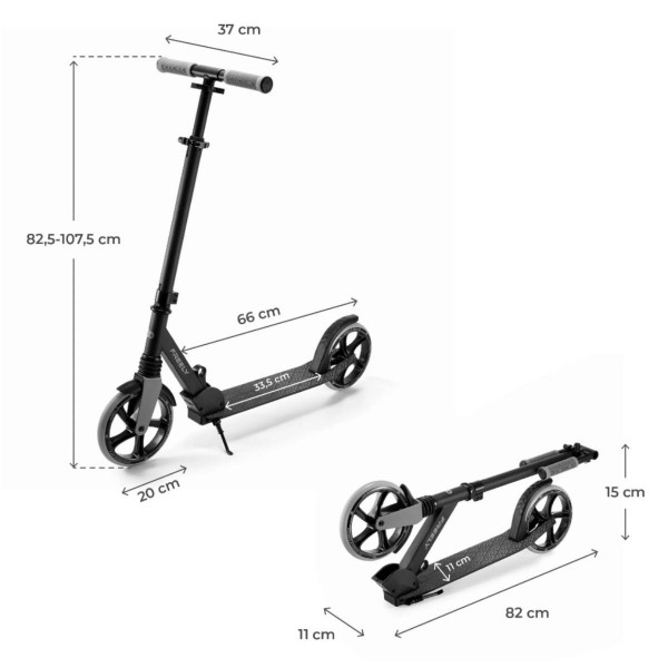 KINDERKRAFT TROTINET FREELY BLACK 49624 