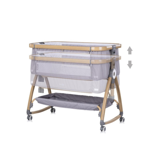 CHIPOLINO KOLIJEVKA CHARISMA PLATINUM/WOOD+WHEELS KOSCA0262PL 