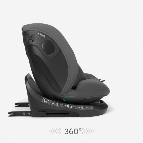 KIKKA BOO AUTOSJEDALICA I-HIKE I-SIZE DARK GREY 2025 31002100078 