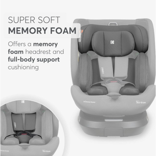 KIKKA BOO AUTOSJEDALICA I-ORBIT I-SIZE DARK GREY 2025 31002100086 