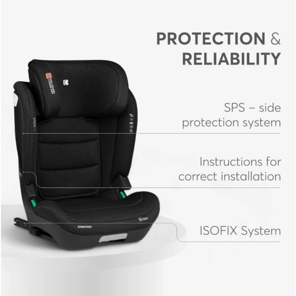 KIKKA BOO AUTOSJEDALICA I-SCOUT I-SIZE DARK GREY 41002150020 