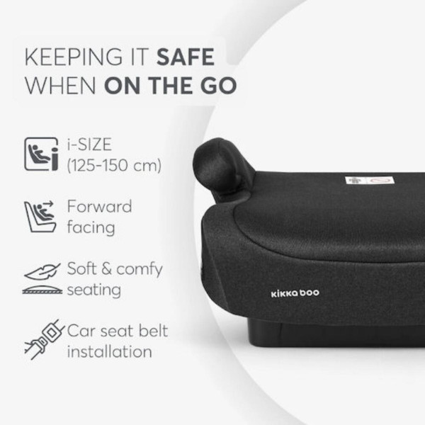 KIKKA BOO AUTOSJEDALICA I-GO I-SIZE BLACK 41002160011 
