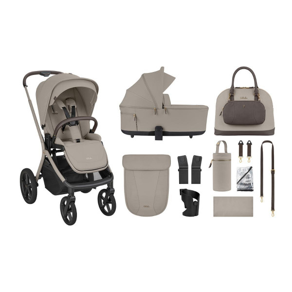 KIKKA BOO KOLICA GOYA 3U1 PLATINUM CHAMPAGNE I SJEDALICA I-CLASS I-SIZE NOIR 