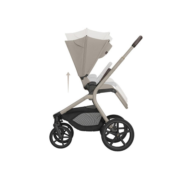 KIKKA BOO KOLICA GOYA 3U1 PLATINUM CHAMPAGNE I SJEDALICA I-CLASS I-SIZE NOIR 