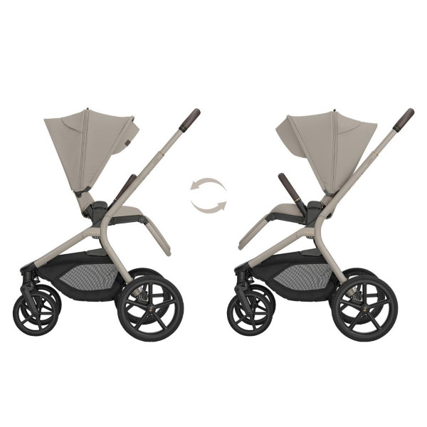 KIKKA BOO KOLICA GOYA 3U1 PLATINUM CHAMPAGNE I SJEDALICA I-CLASS I-SIZE NOIR 