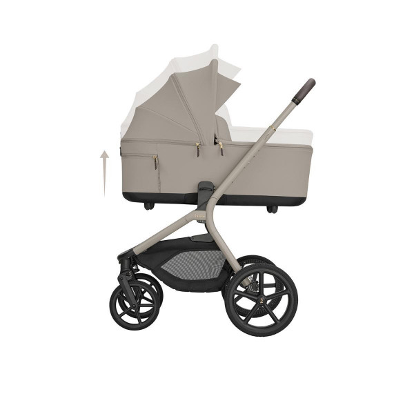 KIKKA BOO KOLICA GOYA 3U1 PLATINUM CHAMPAGNE I SJEDALICA I-CLASS I-SIZE NOIR 