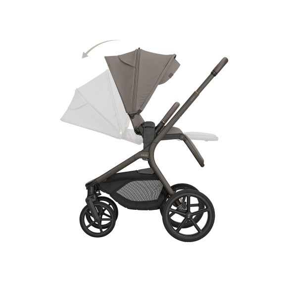 KIKKA BOO KOLICA GOYA 3U1 MOCCA I SJEDALICA I-CLASS I-SIZE NOIR 