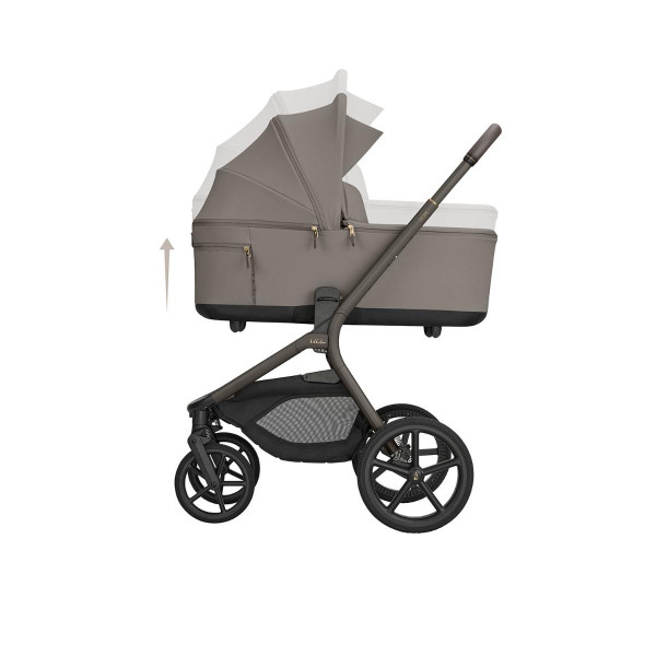 KIKKA BOO KOLICA GOYA 3U1 MOCCA I SJEDALICA I-CLASS I-SIZE NOIR 