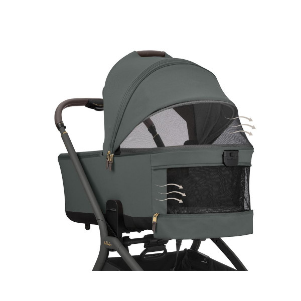 KIKKA BOO KOLICA GOYA 3U1 PLATINUM OLIVE I SJEDALICA I-CLASS I-SIZE NOIR 