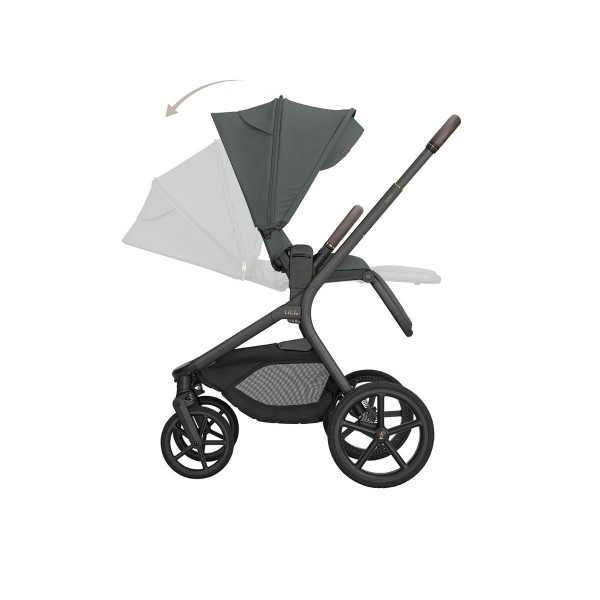 KIKKA BOO KOLICA GOYA 3U1 PLATINUM OLIVE I SJEDALICA I-CLASS I-SIZE NOIR 