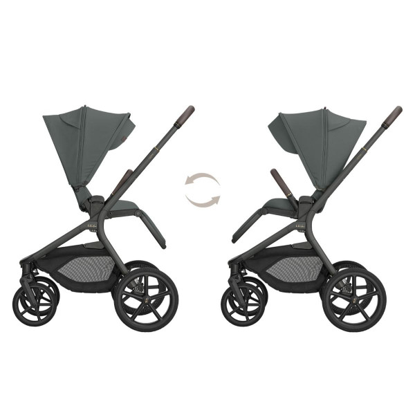 KIKKA BOO KOLICA GOYA 3U1 PLATINUM OLIVE I SJEDALICA I-CLASS I-SIZE NOIR 