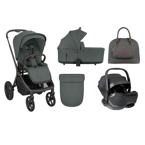 KIKKA BOO KOLICA GOYA 3U1 PLATINUM OLIVE I SJEDALICA I-CLASS I-SIZE NOIR 