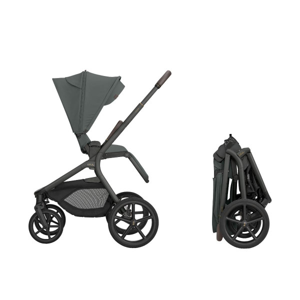 KIKKA BOO KOLICA GOYA 3U1 PLATINUM OLIVE I SJEDALICA I-CLASS I-SIZE NOIR 