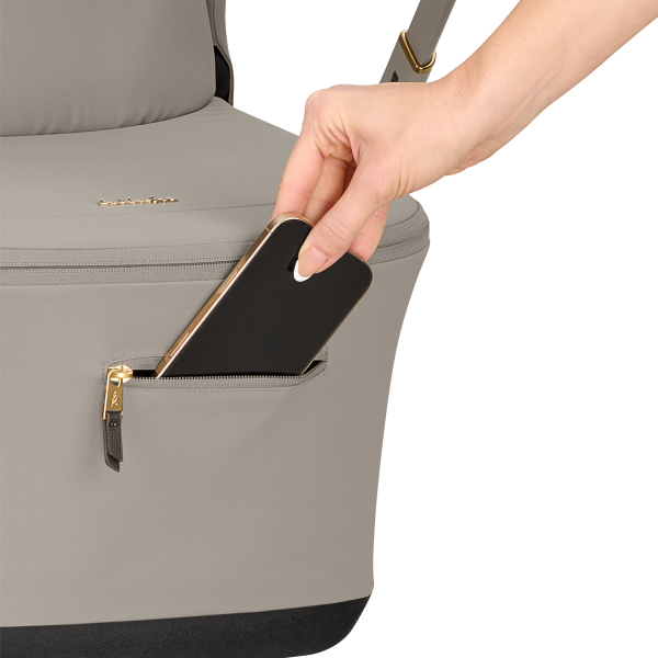 KIKKA BOO KOLICA GOYA 3U1 PLATINUM CHAMPAGNE I SJEDALICA I-CLASS I-SIZE NOIR I BAZA I-CLASS 360 