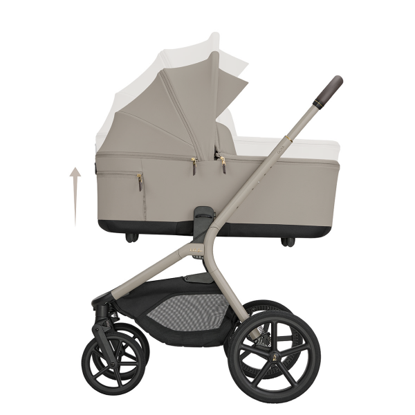 KIKKA BOO KOLICA GOYA 3U1 PLATINUM CHAMPAGNE I SJEDALICA I-CLASS I-SIZE NOIR I BAZA I-CLASS 360 