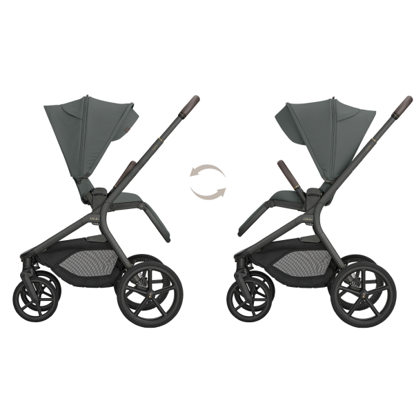 KIKKA BOO KOLICA GOYA 3U1 PLATINUM OLIVE I SJEDALICA I-CLASS I-SIZE NOIR I BAZA I-CLASS 360 