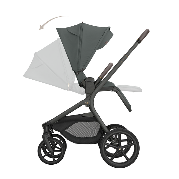 KIKKA BOO KOLICA GOYA 3U1 PLATINUM OLIVE I SJEDALICA I-CLASS I-SIZE NOIR I BAZA I-CLASS 360 