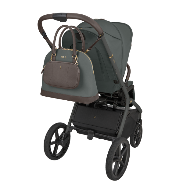 KIKKA BOO KOLICA GOYA 3U1 PLATINUM OLIVE I SJEDALICA I-CLASS I-SIZE NOIR I BAZA I-CLASS 360 