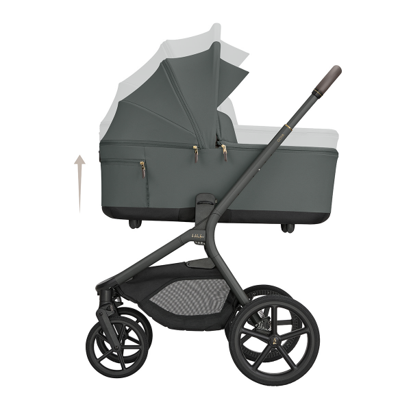 KIKKA BOO KOLICA GOYA 3U1 PLATINUM OLIVE I SJEDALICA I-CLASS I-SIZE NOIR I BAZA I-CLASS 360 