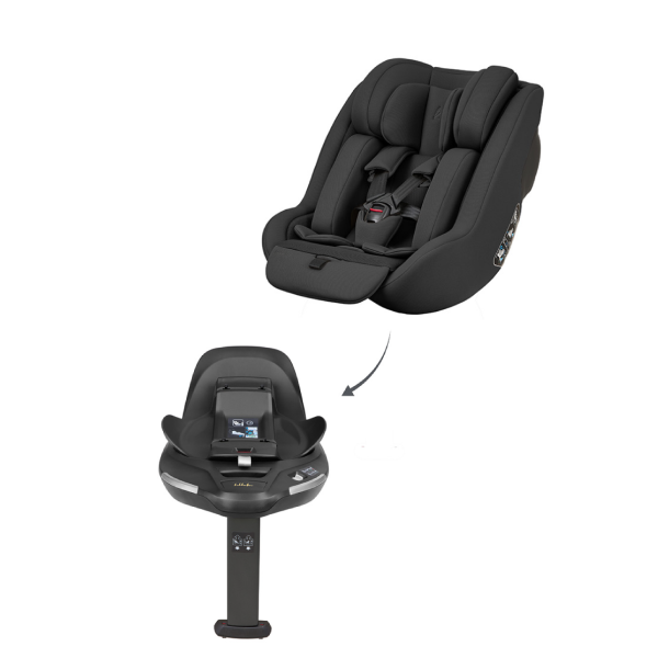 KIKKA BOO AUTOSJEDALICA I-CLASS PLUS I-SIZE NOIR 31002110001 + ROTIRAJUCA ISOFIX BAZA I-CLASS 360 